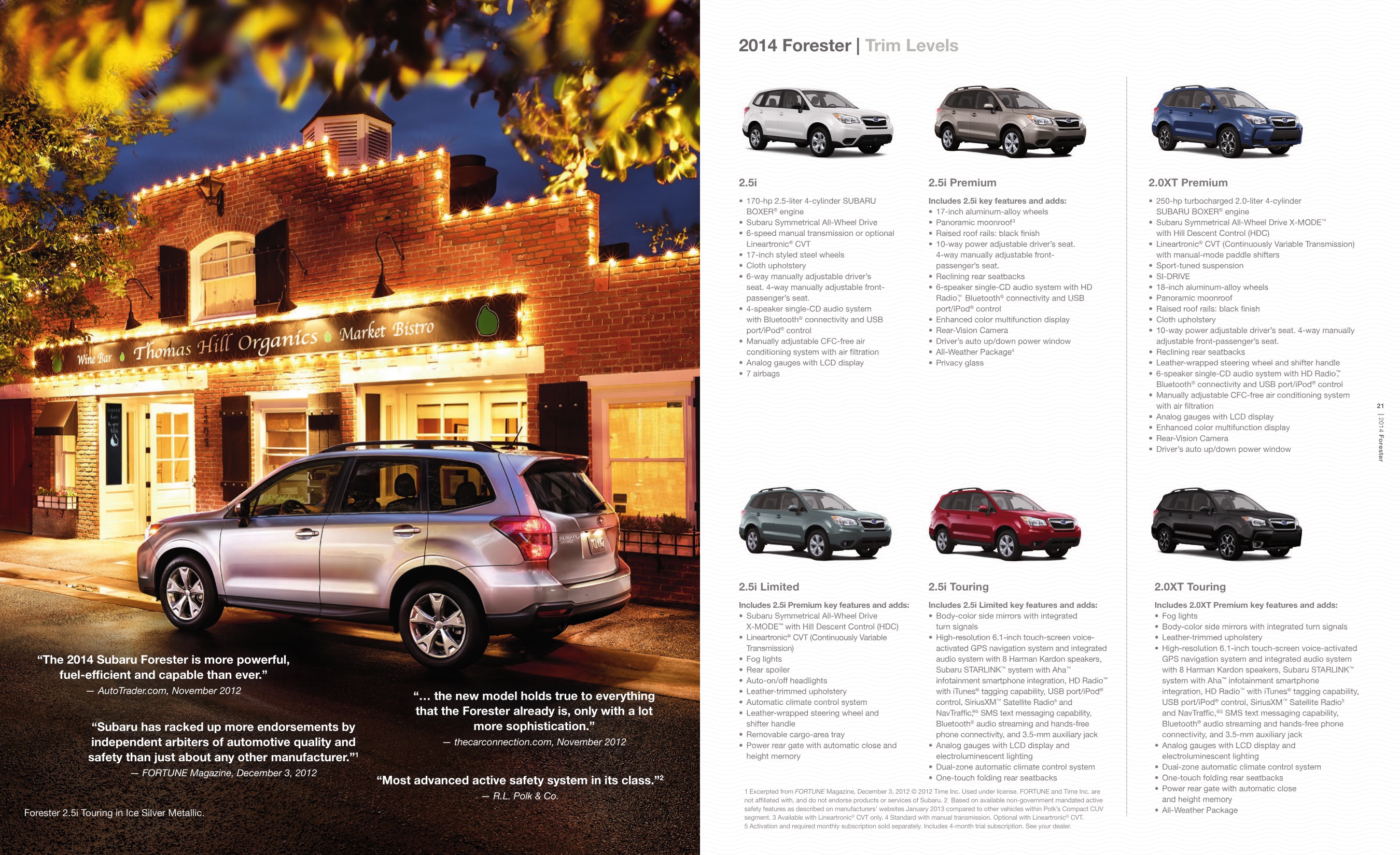 2014 Subaru Forester Brochure Page 8